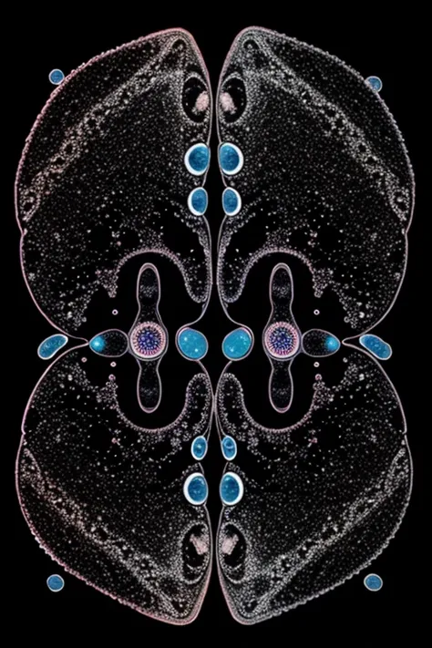 prokaryotic organisms undergoing binary fission