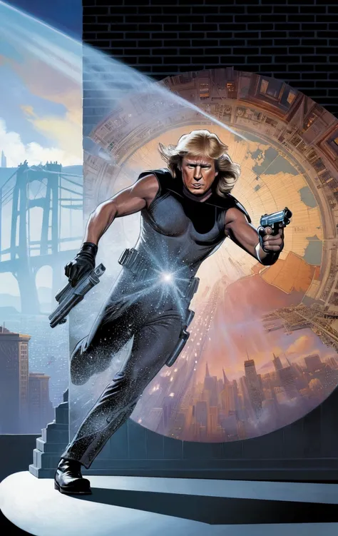 Donald Trump And MOVIE POSTER IS "ESCAPE FROM San FRANCISCO  " And The ART COVER Is Masterpiece