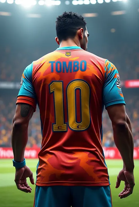 A shirt with the number 10 and the name Tombo