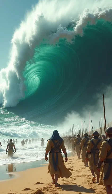 Swallowed by the tsunami、Pharaoh&#39;troop、equestrian team、A large army is approaching、On the beach、pharaoh can&#39;I can&#39;I can&#39;t escape from the tsunami、Pharaoh swallowed by tsunami、A large army is swallowed by a tsunami、Pharaoh swallowed by tsuna...