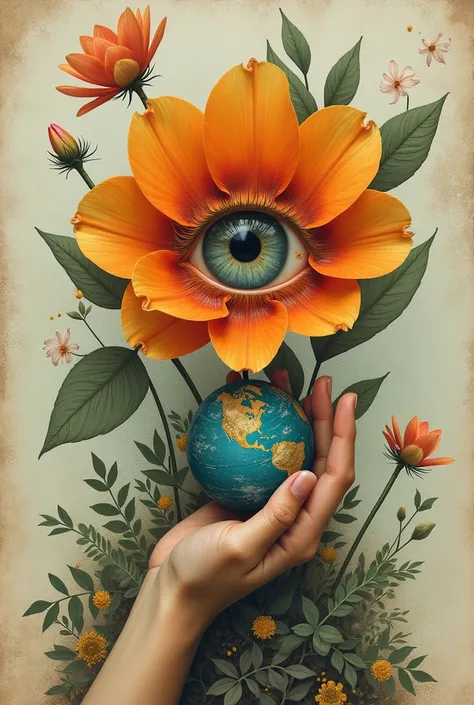 Surrealist Collages: Mix disconnected images, like a human eye inside a flower, or a hand holding a planet, to create a dreamlike aesthetic.