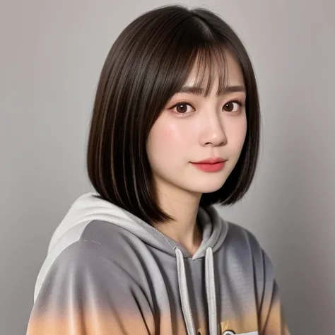 (kawaii 24 year-old Japanese girl, Nogizaka idol, Korean idol), healthy female athlete body, (glossy brown hair, very short hair, pixie cut, bangs:1.3), (rounded face, beautiful black eyes, single eyelid, no makeup:1.2), (depressed, sigh, empty eyes, looki...