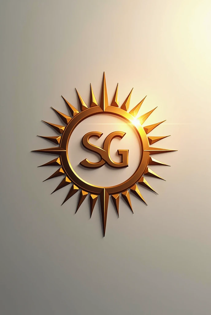 A logo for my company named Sun God MM Service  with SG written on it