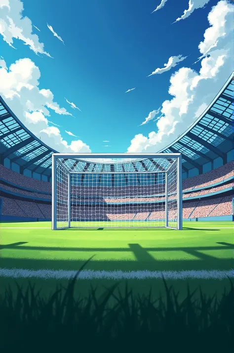 A football goal 