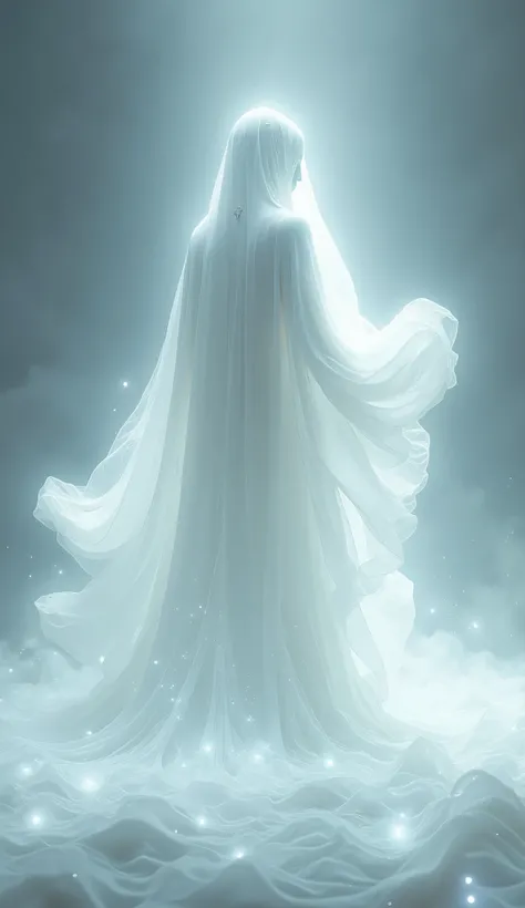 White Cloak with aura , no human