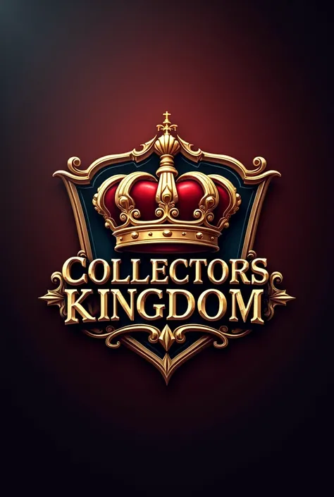 Create a logo with the following name "Collectors Kingdom" referring to the sale of collectible figures  