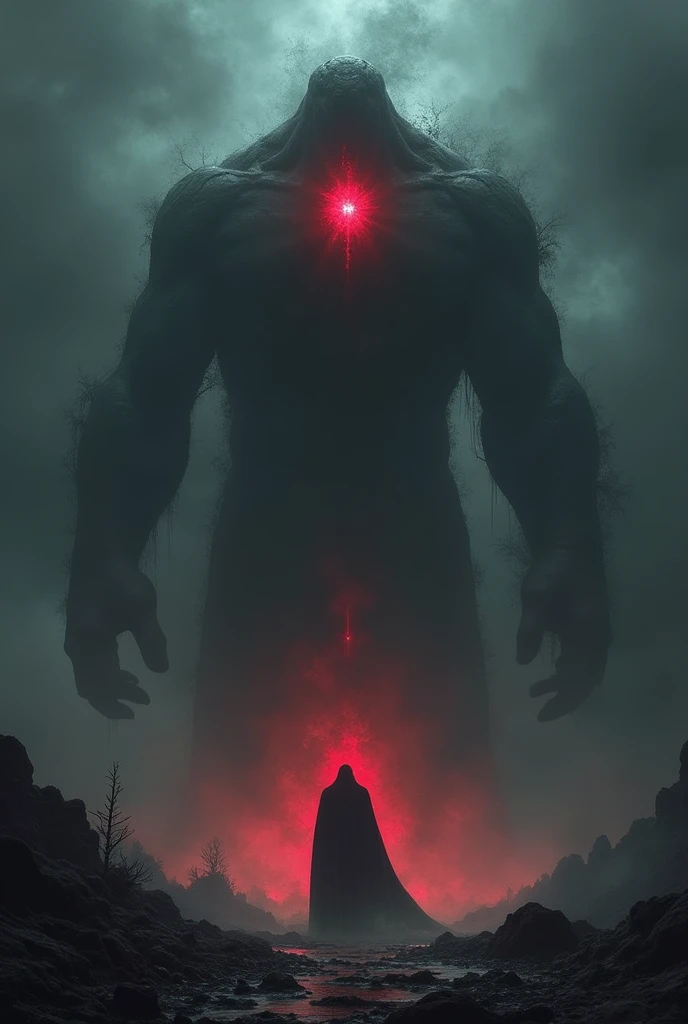 an image that says "Dark Titan Origins" and in the background you can see a giant red eye 