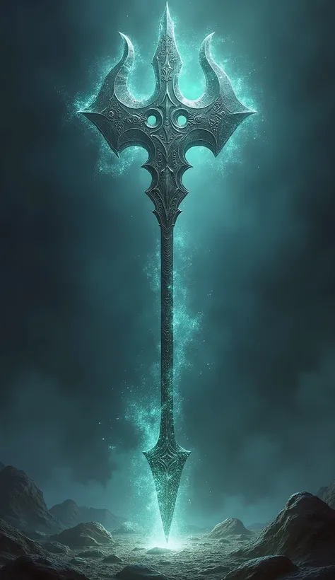 big Polearms weapon any color with aura sparkle