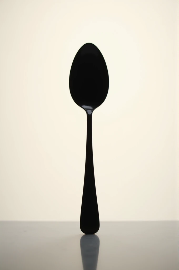 Silhouette of a spoon