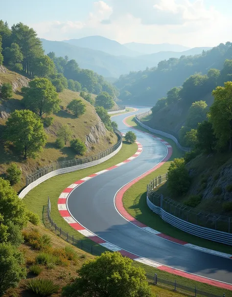 long race track without cars


