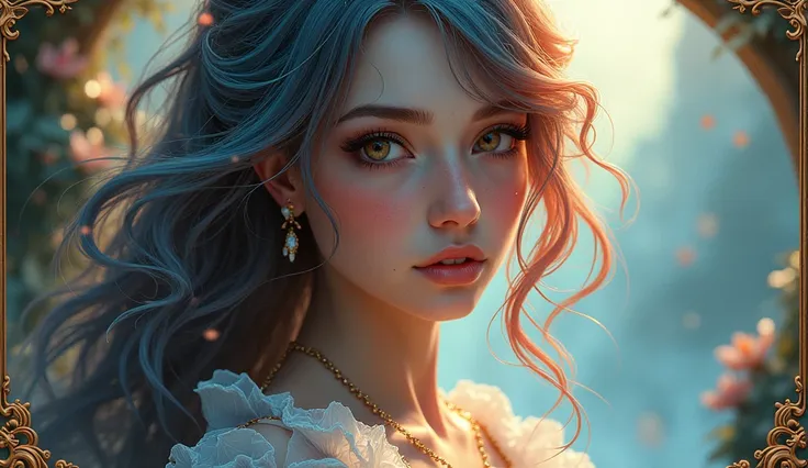 detailed fantasy-style name "Adriana",vibrant colors,beautiful fantasy-inspired background,intricate design,ornate lettering,shimmering effects,dramatic lighting,ethereal atmosphere,digital art,3D rendering,photorealistic,highly detailed,masterpiece,best q...