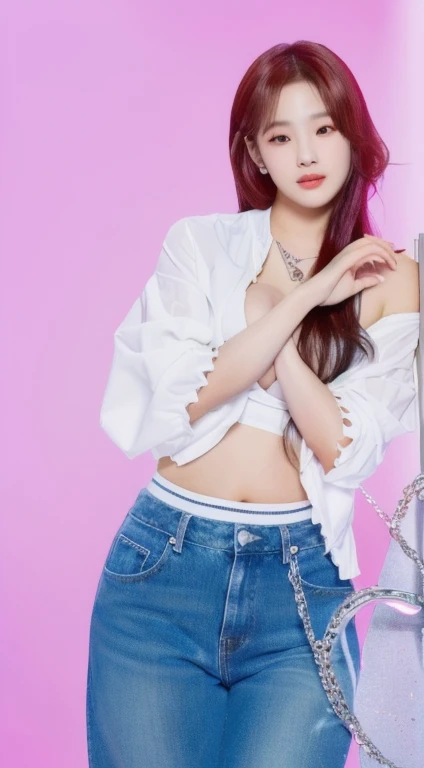 two women standing next to each other making a heart with their hands, jossi of blackpink, roseanne park of blackpink, ulzzang, physical : tinyest midriff ever, jinyoung shin, tinyest midriff ever, hands behind her body pose!, blackpink, portrait of jossi ...