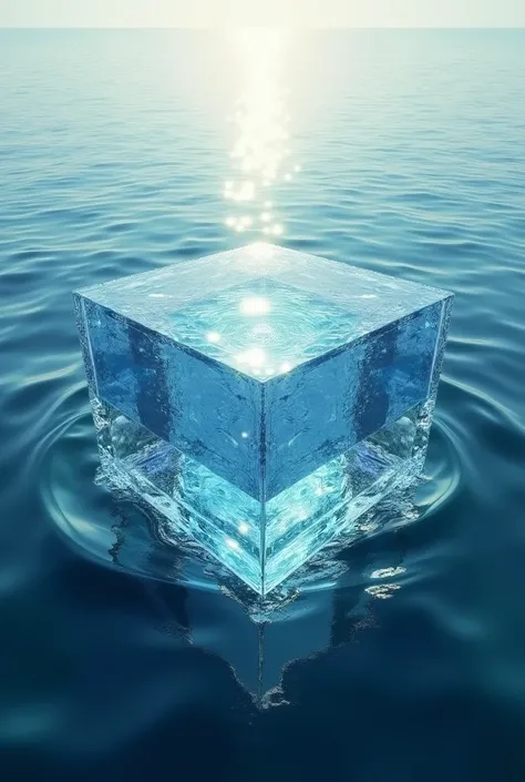 
water forming a box with its wings open in the sea