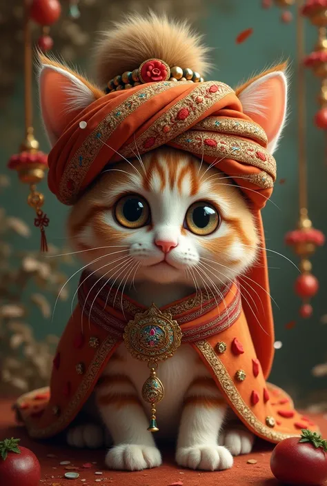 Cat with turban