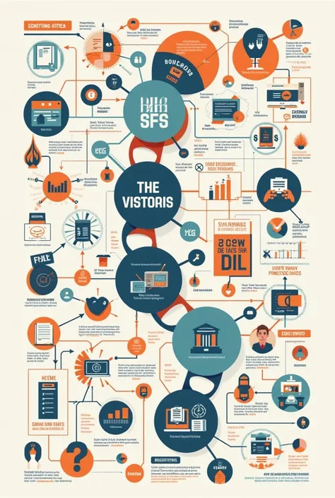 Mind Map on the "Evolution of Journalism until today" in Spanish