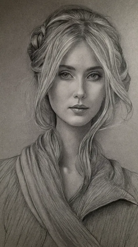 Charcoal drawing