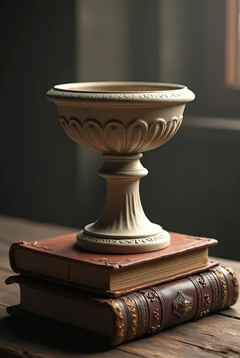 Baptismal font on the bible
