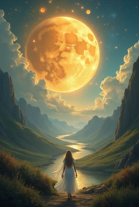 A magical world where the sun and the moon were 