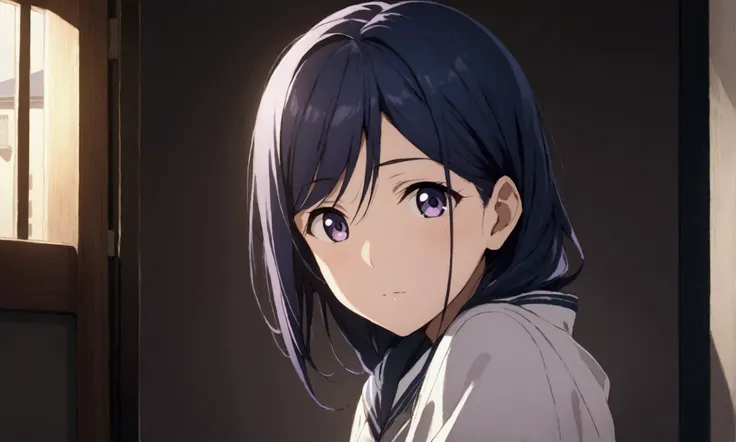 Love Live adult Kanan Matsuura, masterpiece, highest quality, figured, solo, The city where you are touched naughtily