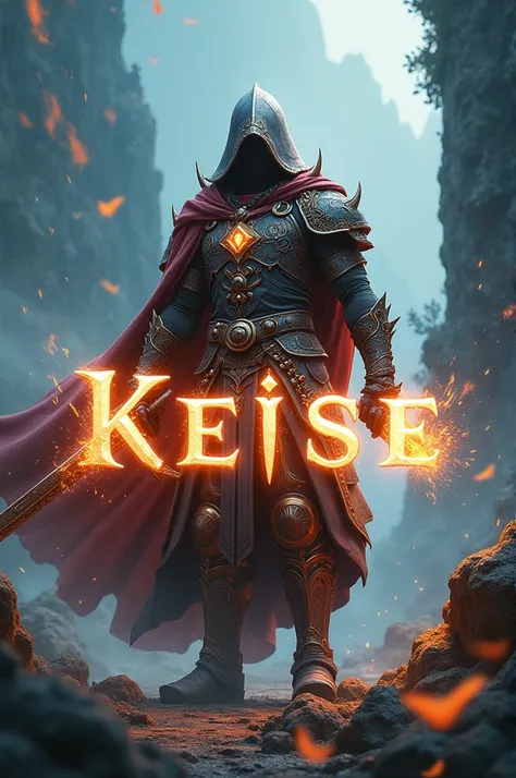 I need an image for my YouTube channel&#39;s Tumblr.
The image will have a resolution of 1024 x 576 pixels in 4K quality., I want it to say KEISE in the middle of the screen and have RPG elements 