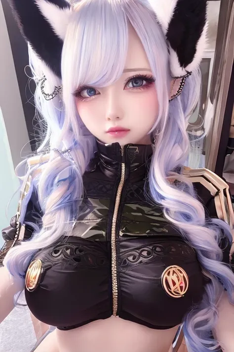 ,best quality,masterpiece,very detailed cg,big firm boobs,flashy hair color,