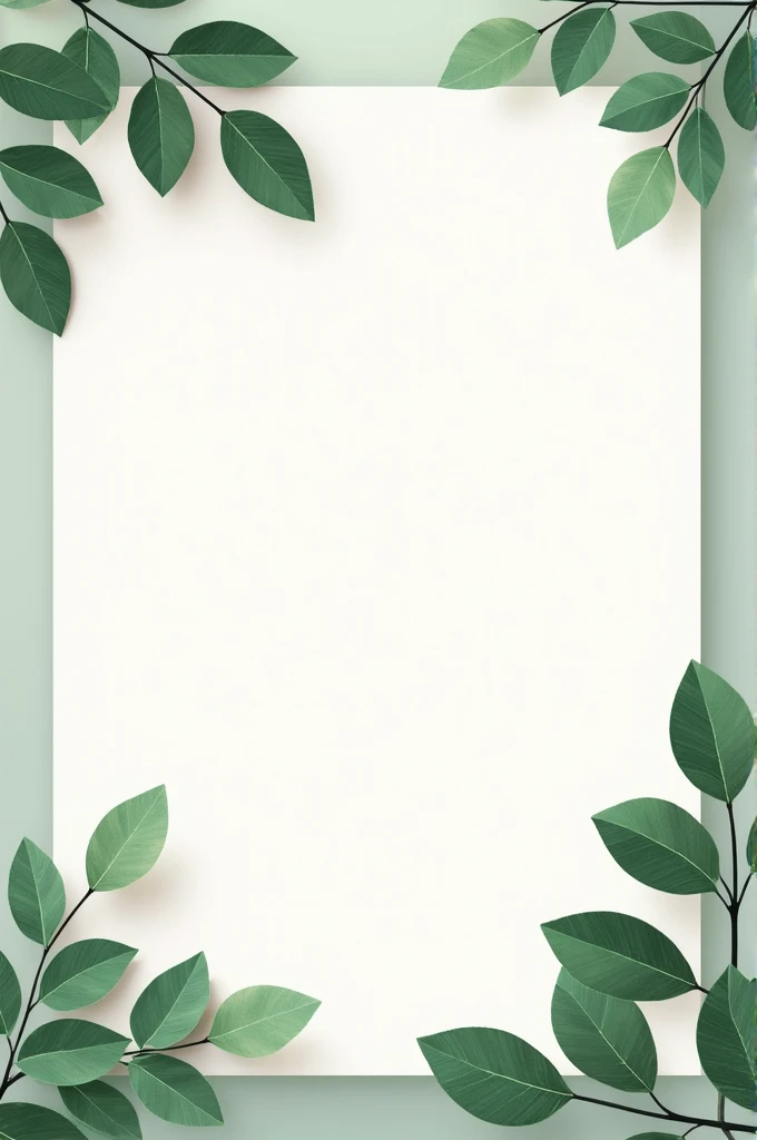 Checklist with eucalyptus leaves 