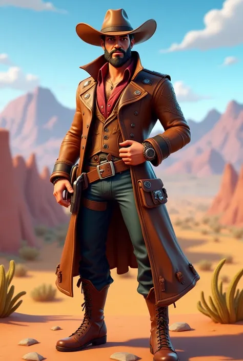 Fortnite skin dressed as a Chilean cowboy