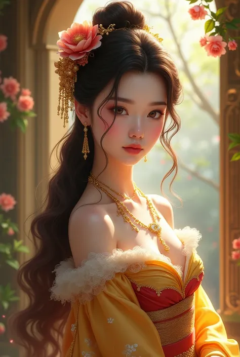 Belle from Beauty and the Beast: Real and glamorous Japanese beauty