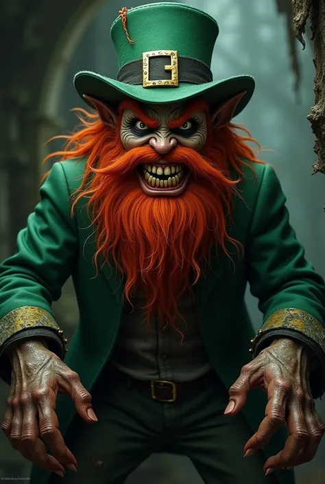 evil red beard leprechaun