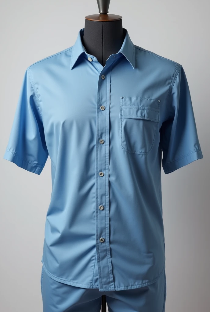 Professional work shirt with plain print. It cannot have buttons and it cannot have pockets. It has to be simple with the Raine refrigeration logo. 


