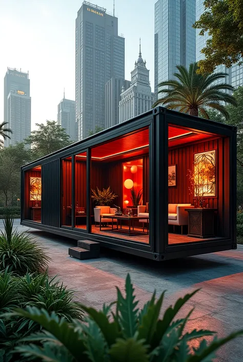 An extravagant and eye-catching 20-foot container office 