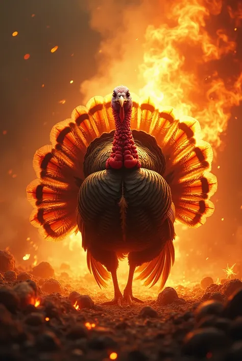 Turkey emerging from the flames