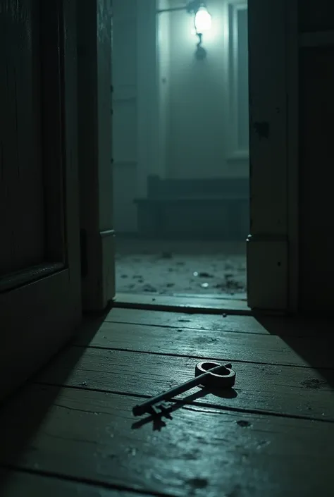 She opened it to find no one there, just a small, old key on the doorstep