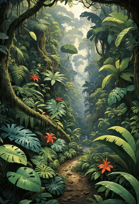 Rainforest fiction book 