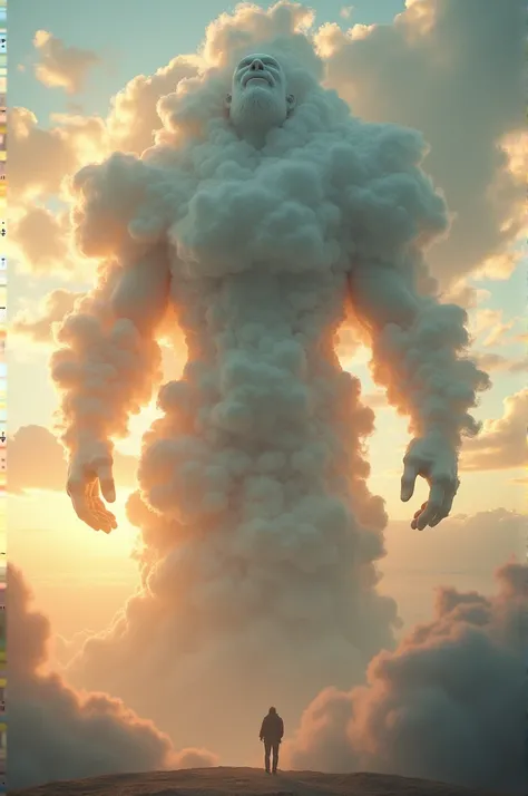 Giant made of clouds