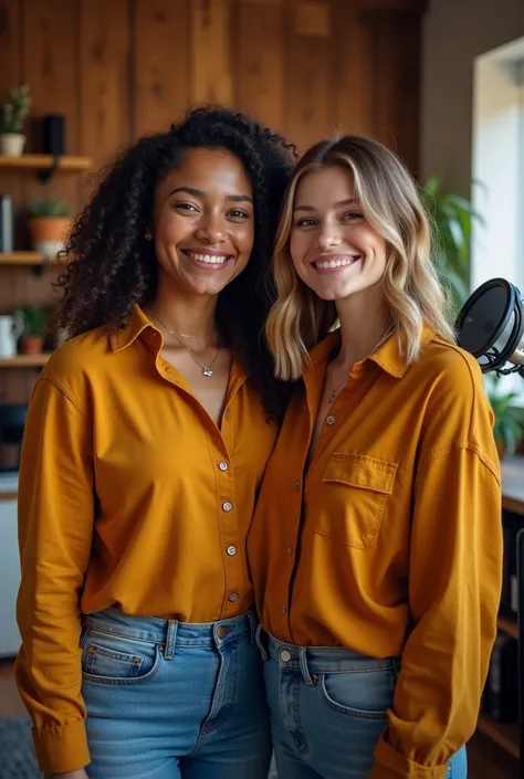 We hope this episode has provided you with useful tools to develop your own social projects.. Thank you for joining us and see you next time!!
Two women A chubby white girl with freckles and hair with highlights, the other skinny white woman light brown ha...