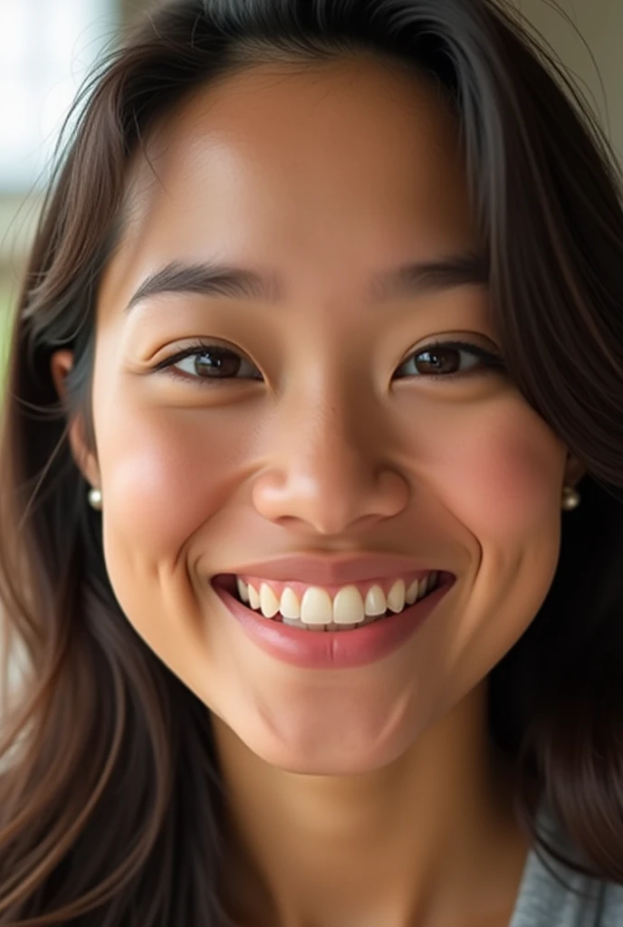 Close-up Smile: A warm, confident smile with a clean background. A close-up shot that highlights your face can give a welcoming and charming feel.