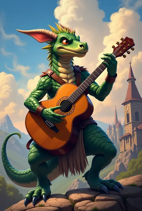 Guitarist Dragon Quest style cool