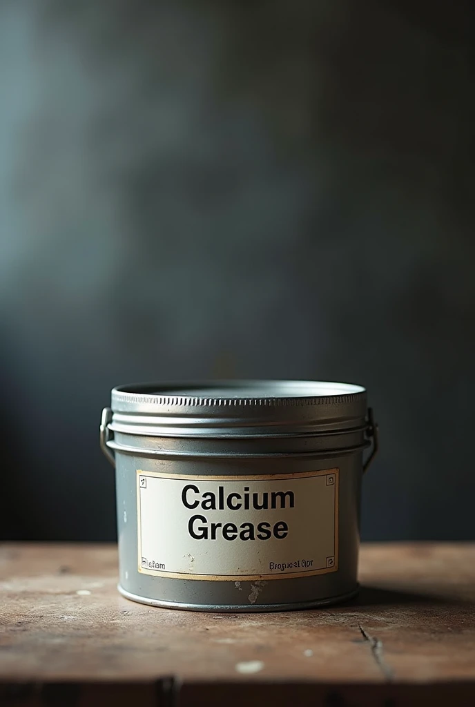 Calcium grease product for machinery placed in a container and the label only says calcium grease