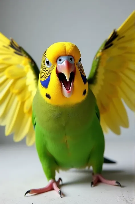 Budgerigar aggressive 