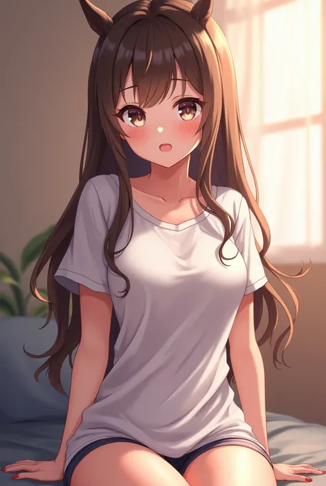 anime girl. short clothes. Vaginal penetration