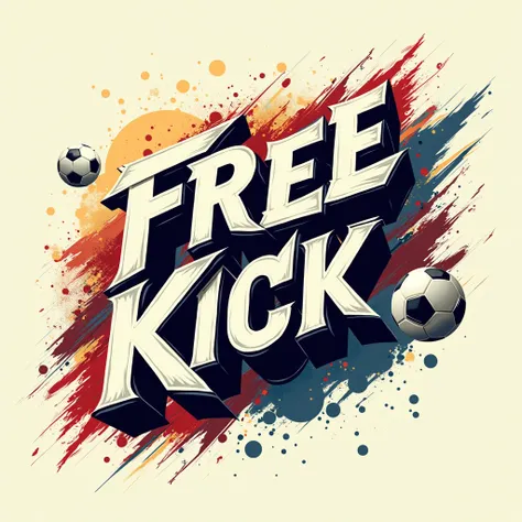 The art of free kick text typography 