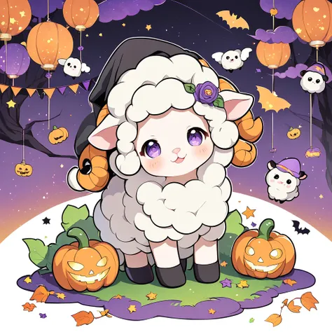 Halloween, A cute sheep