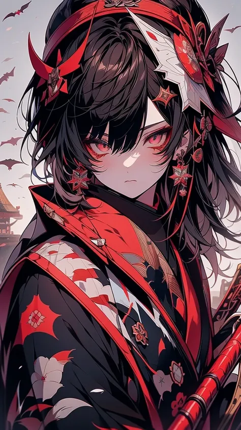 anime girl in kimono outfit holding a fan and flying a kite, onmyoji, guweiz, onmyoji detailed art, white haired deity, onmyoji portrait, artwork in the style of guweiz, ayaka genshin impact, anime goddess, nightcore, keqing from genshin impact, guweiz on ...