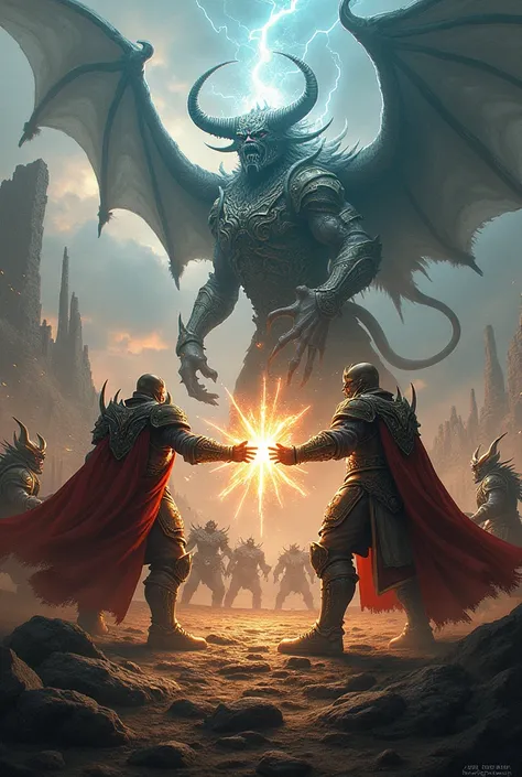 A battle between warriors called the legionaries against the demon race, using magic and fantasy skills 