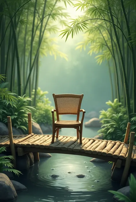 Bamboo bridge chair