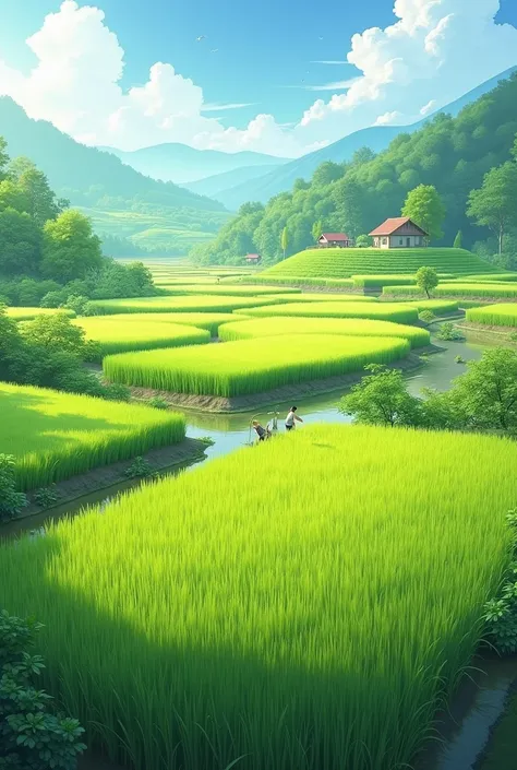 Small Rice field
