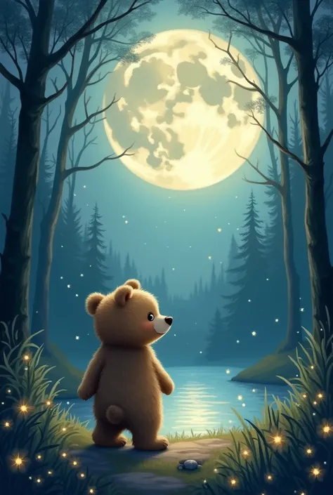 The Little Bear and the Moonlight