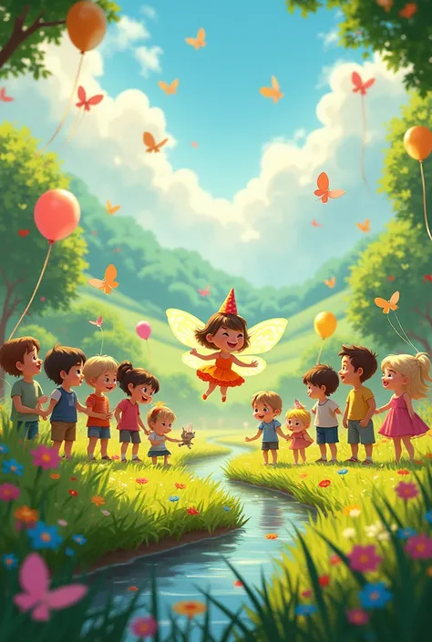 There’s a party in the meadow, come and see!
It’s Butterfly’s birthday, so let’s all sing with glee.
For kids poem 