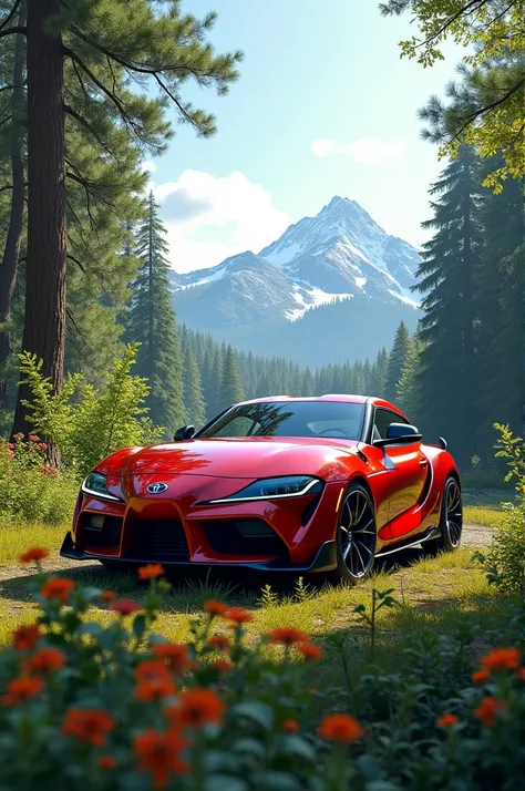 Supra in beautiful nature 